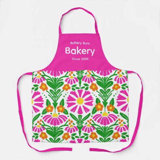 Tablier Floral Charm Custom (Recto)