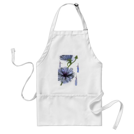 Tablier floral "chickory" (Devant)