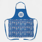 Tablier Floral chinois -double bonheur (Recto)