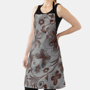Tablier Floral coloré Motif sans joint