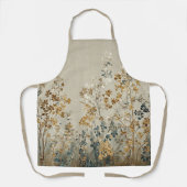 Tablier floral de prairie ambre (Recto)