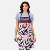 Tablier Floral d'été personnalisé fleurit femmes (Porté)