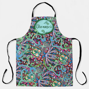 Tablier Floral Dreamer Colorful Inhabituel Motif d'été