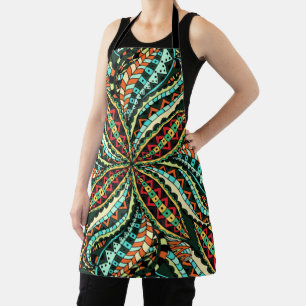 Tablier Floral Et Glamour Sans Fer Design