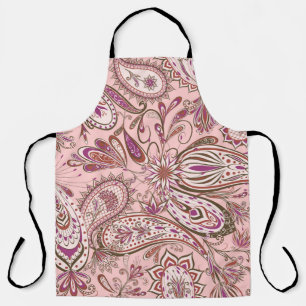 Tablier Floral Ethnique : Design Oriental Paisley.