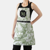 Tablier Floral Ferme française Monogram Apron (Insitu)