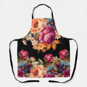 Tablier Floral Fille moderne (Recto)