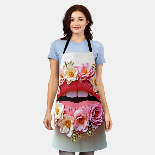 Tablier Floral Lips Artistry (Porté)