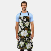 Tablier Floral Magnolia (Porté)