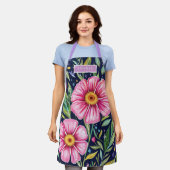 Tablier Floral Modern Wildflowers Girly Elegant Stylish (Porté)