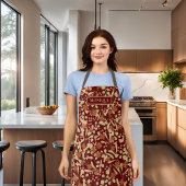 Tablier Floral Monogrammé