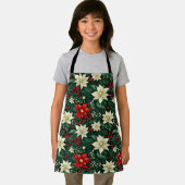 Tablier Floral Motif de Noël (Insitu)