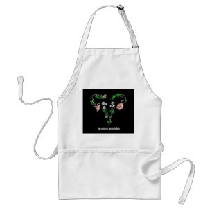 Tablier Floral No Uterus No Opinion Droits des femmes