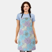 Tablier floral pastel (Porté)