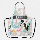 Tablier Floral Personnalisé (Recto)