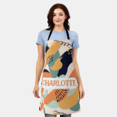 Tablier Floral Personnalisé (Porté)