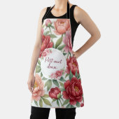 Tablier floral Petit mot doux (Insitu)