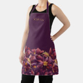 Tablier Floral pourpre- (Insitu)