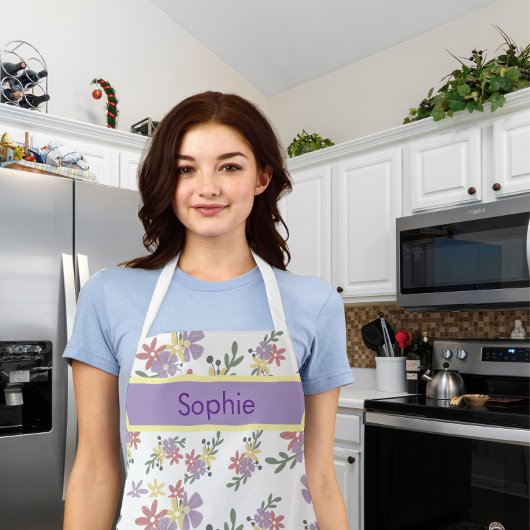 Tablier Floral print charismatic appron 