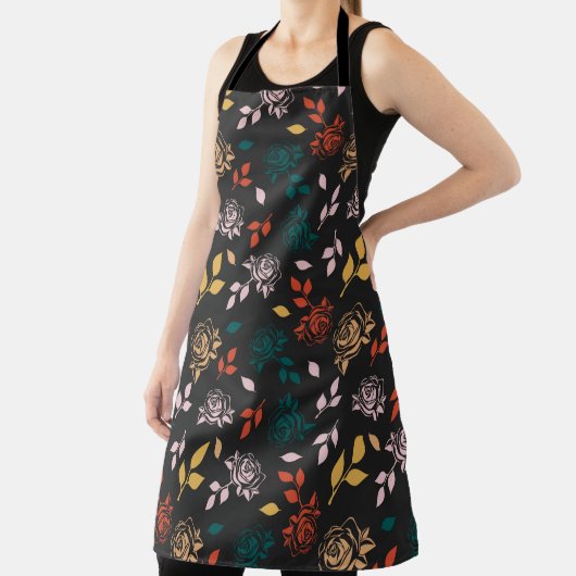 Tablier Floral rose (Insitu)