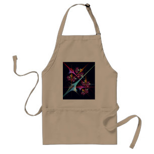 Tablier Floral rose moderne Art Abstrait Couleur Motif #01