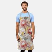Tablier Floral rose Protea (Porté)