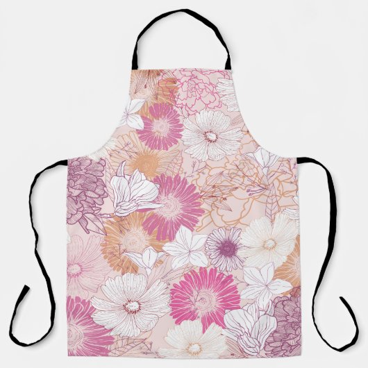 Tablier Floral Sans Couture (Recto)