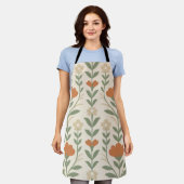 Tablier Floral Scandinave (Porté)