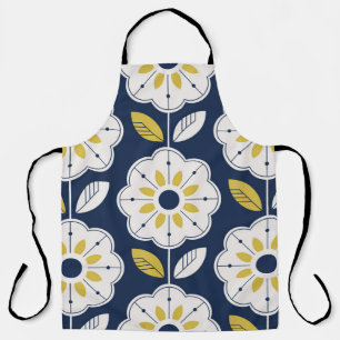Tablier Floral style scandinave Motif sans couture