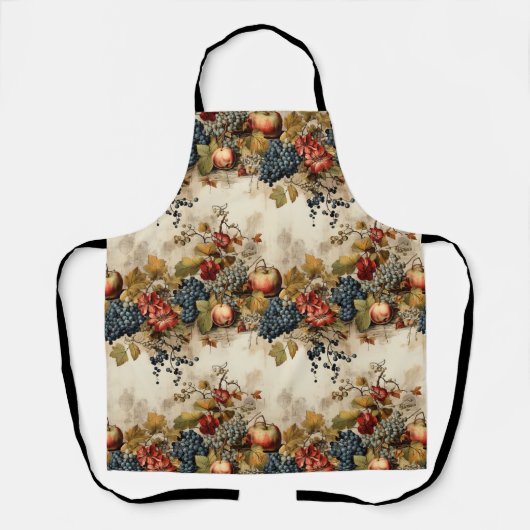Tablier Floral Thanksgiving Motif Vintage (9) (Recto)