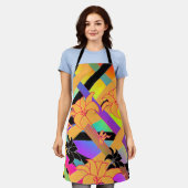 Tablier Floral tissé (Porté)