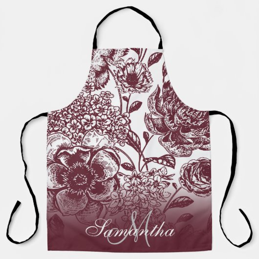 Tablier Floral vintage (Recto)