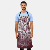 Tablier Floral vintage (Porté)
