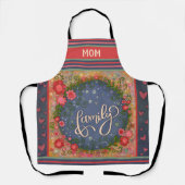 Tablier Floral Whimsical Custom Family Inspirivity (Recto)