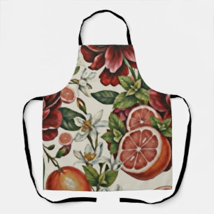 Tablier Florale Citron Rustique été