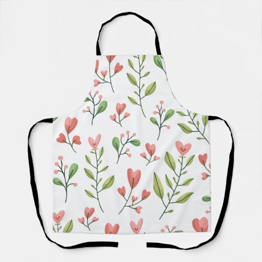 Tablier Florale minimaliste  (Recto)