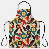 Tablier Floraux Abstraits (Recto)