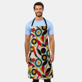 Tablier Floraux Abstraits (Porté)