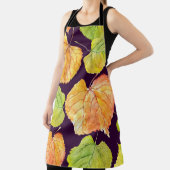 Tablier Floraux d'aquarelle d'automne, motif sans soudure. (Insitu)