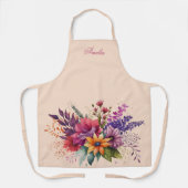 Tablier Flore De Jardin Simple Et Élégante (Recto)