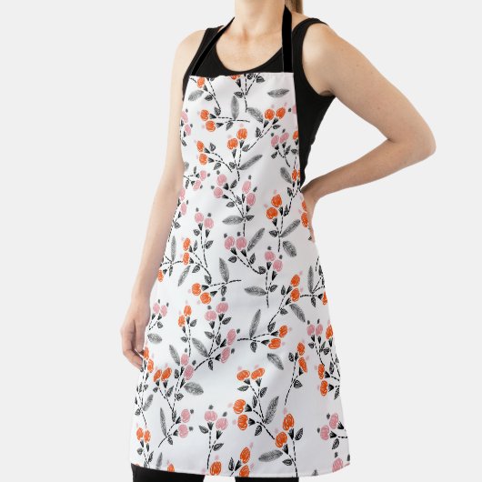 Tablier Flore de la Liberté : Broderie À Poignées (Insitu)