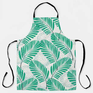 Tablier Flore feuille de palme : Vintage blanc