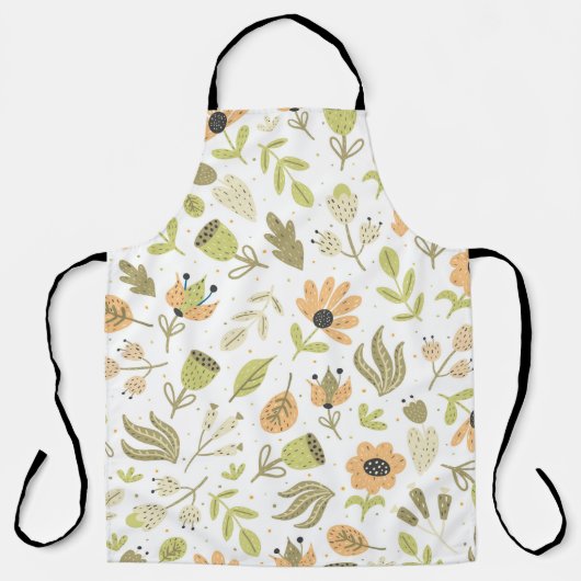 Tablier Flore lunaire (Recto)