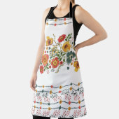 Tablier Flore stylisée : Aquarelle Design sans joint. (Insitu)
