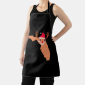 Tablier FLORIDA Casquette de Noël Antler Red Nose Reindede (Insitu)