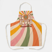 Tablier "Flour Power" Retro 60s Funny Cuisine Baking (Recto)