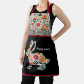 Tablier Flourdissant lapin de Pâques Silhouette personnali (Insitu)