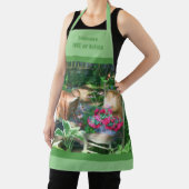 Tablier Flower Garden Antique Chaise personnalisée (Insitu)