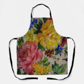 Tablier Flowers japandi colors texture apron (Recto)