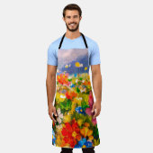 Tablier Flowers paintings monet painting claude impression (Porté)